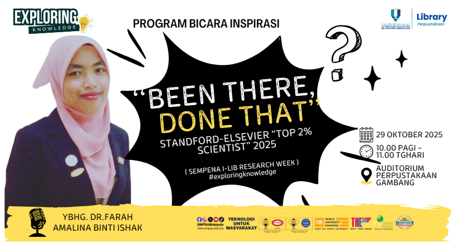 “Been There, Done That”: Dr. Farah Amalina Kongsi Rahsia di Sebalik Pengiktirafan Top 2% Scientist 2025 - 29 Okt 2025